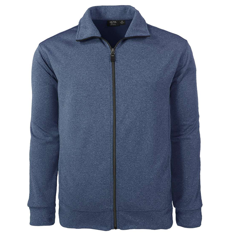 Men's Full Zip Heather Jacket with Pockets | The American Time Companies