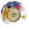 Brushed Pocket Watches - Embossed