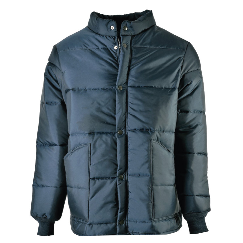 Fingertip Length Quilted Nylon Jacket